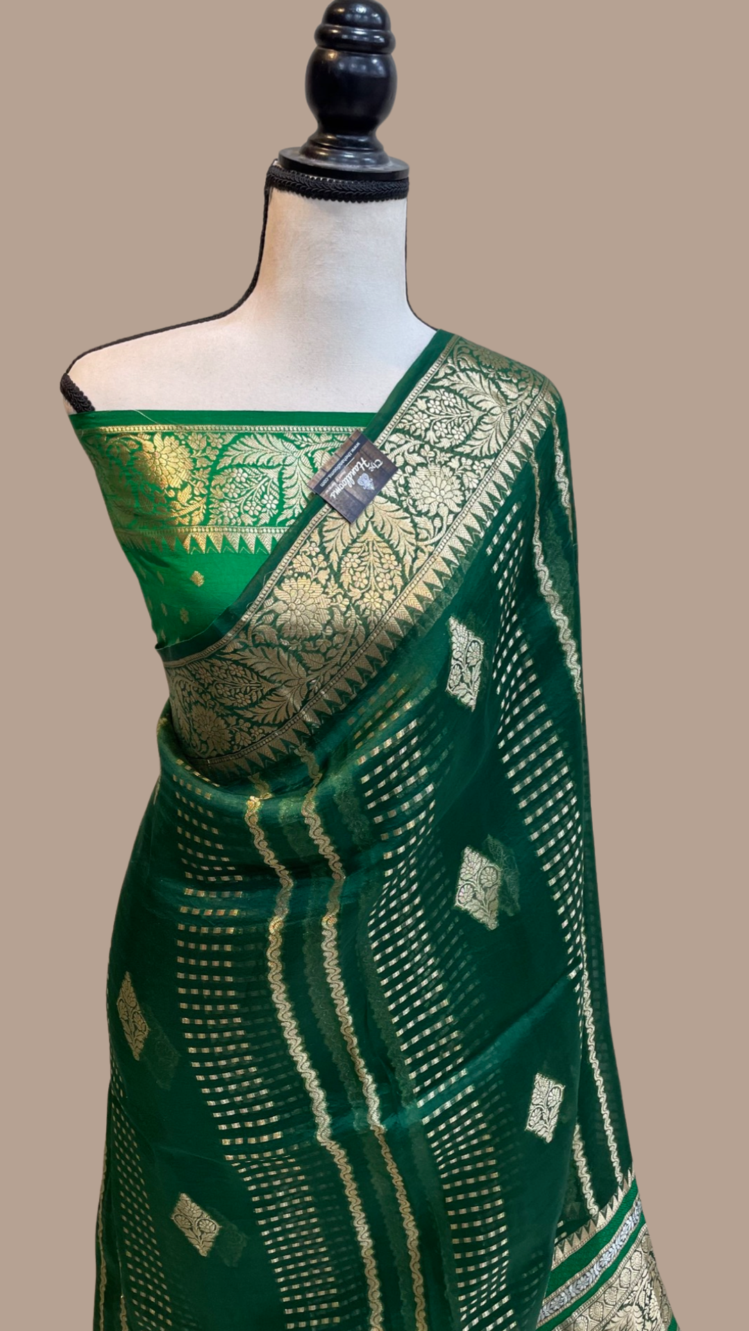 Pure Kora Handloom Banarasi Saree